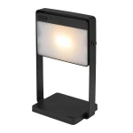 Przenośna lampa solarna Saulio Solar, czarna - Nordlux