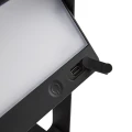 Przenośna lampa solarna Saulio Solar, czarna - Nordlux