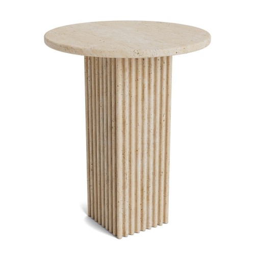 Stolik pomocniczy trawertyn Soho Natural - NORR11