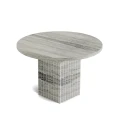 Stolik kawowy trawertyn Soho Silver - NORR11