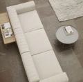 Ławka drewniana jesionowa z francuskim rattanem Le Roi, Natural - NORR11