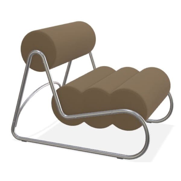 Fotel do salonu nowoczesny Fave, boucle Grain 61230 - NORR11