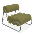 Fotel do salonu nowoczesny Fave, boucle Grain 68243 - NORR11