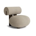 Fotel designerski Hippo Lounge, Dark Smoked Barnum Bouclé 03 - NORR11
