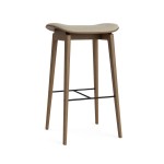 Hoker do kuchni, tapicerowany NY11 65, Light Smoked Hallingdal 65, wybór tapicerki - NORR11