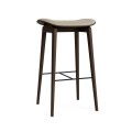 Hoker do kuchni, tapicerowany NY11 65, Dark Smoked Hallingdal 65, wybór tapicerki - NORR11