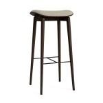 Hoker do kuchni, tapicerowany NY11 75, Dark Smoked Hallingdal 65, wybór tapicerki - NORR11