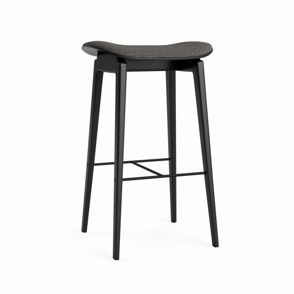 Hoker do kuchni, tapicerowany NY11 65, dąb Black, Hallingdal 65, wybór tapicerki - NORR11