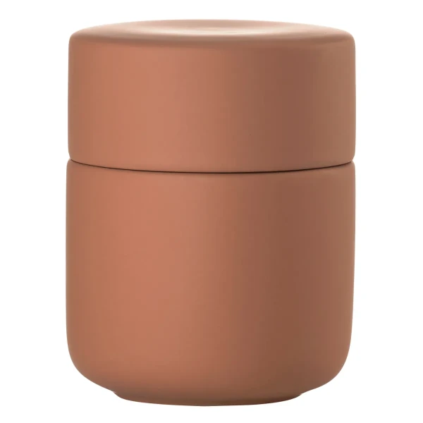 Pojemnik łazienkowy z pokrywką Ume, terracotta - Zone Denmark