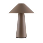Lampa stołowa bezprzewodowa Cannes IP44, brązowa - Globen Lighting