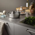 Wysoka patelnia Saute Eva Trio Stainless Steel 24 cm stal nierdzewna - Eva Solo
