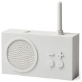 Radio przenośne, wodoodporne Bluetooth, Tykho 3, jasny beż - Lexon