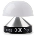 Budzik z lampką Mina Sunrise, aluminum – Lexon