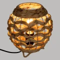 Mała lampa stołowa pleciona z hiacyntu wodnego Sand - Atmosphera