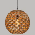 Lampa wisząca kula z hiacyntu wodnego Sand - Atmospherap