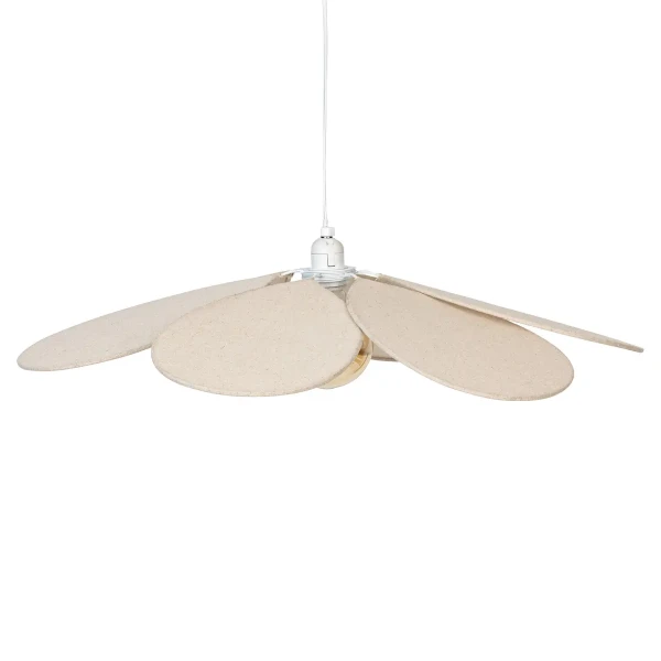 Lampa wisząca kwiat, Ø72, beżowa - Atmosphera