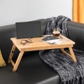 Taca na nóżkach, bambusowa, z regulacją nóżek - 5five