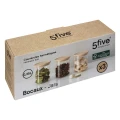 Szklane pojemniki kuchenne Hermet Hevea 0.35L, 3-pak - 5five