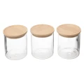 Szklane pojemniki kuchenne Hermet Hevea 0.35L, 3-pak - 5five