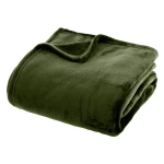 Pled narzuta z flaneli 180x230, khaki - Atmosphera