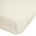 Prześcieradło z gumką 160x200, z lnu Linah, beżowe - Atmosphera