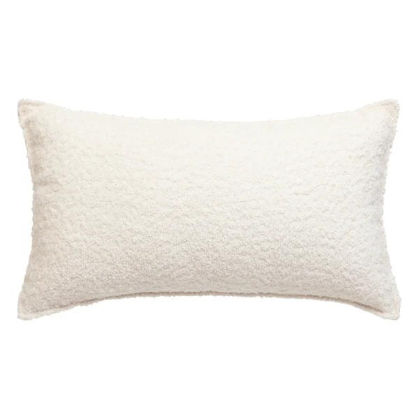 Poduszka boucle Saona 30x50, kremowa - Atmosphera