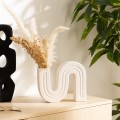 Ceramiczny wazon designerski Soliflore, biały - Atmosphera