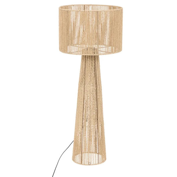 Lampa podłogowa pleciona z wikliny papierowej - Atmosphera