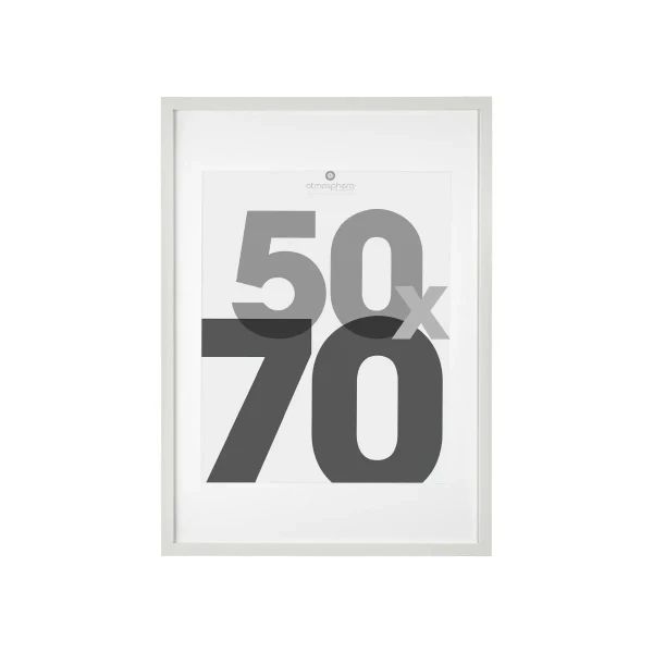 Ramka na ścianę Eva 50x70, biała - Atmosphera