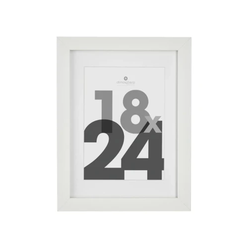 Ramka na zdjęcia Eva 18x24, biała - Atmosphera
