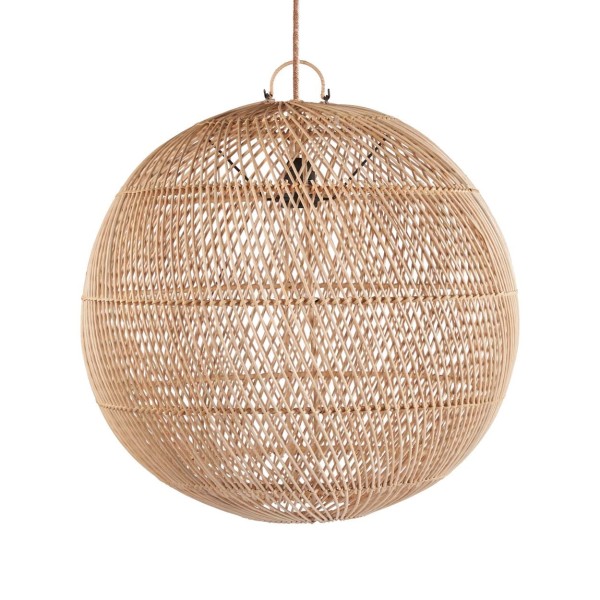 Abażur rattanowy kula Bubble Ø50 - Bazar Bizar