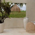 Abażur rattanowy do lampy wiszącej Whipped M, naturalny - Bazar Bizar
