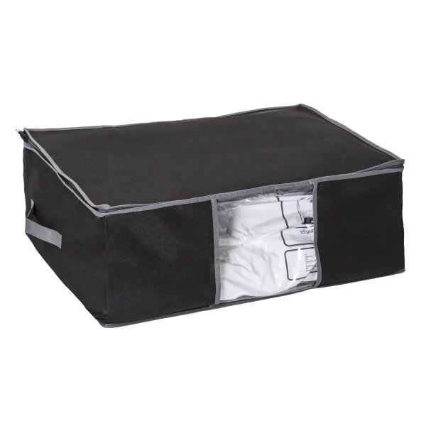 Organizer na ubrania i pościel z torbą próżniową Air Store Black 60x45cm - 5five