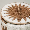 Kosz na pranie z pokrywą Stitched Laundry L - Bazar Bizar