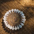 Ratanowe podstawki pod szklanki kubki Colonial Shell komplet 2 szt BAZAR BIZAR