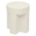 Stolik pomocniczy ceramiczny Kriz, kremowy - Atmosphera