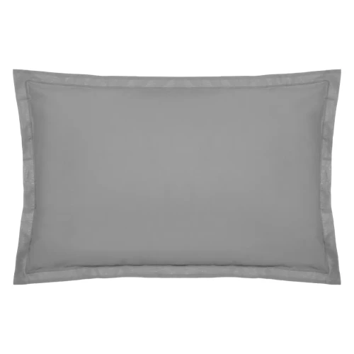 Bawełniana poszewka na poduszkę 50x70, Oeko-Tex, szara - Atmosphera