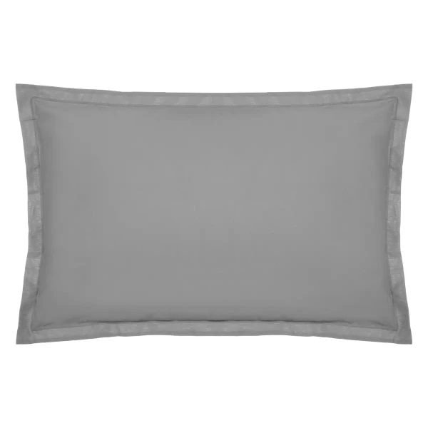 Bawełniana poszewka na poduszkę 50x70, Oeko-Tex, szara - Atmosphera