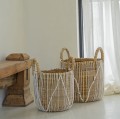 Kosz z trawy morskiej Straight Macrame M - Bazar Bizar
