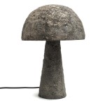 Boho table lamp Abaca Conical Black Natural - Bazar Bizar