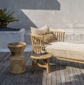 Stolik drewniany Bloom, suar - Bazar Bizar