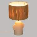 Ceramiczna lampa z kloszem z rafii Raia - Atmosphera