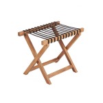 Stojak na walizkę 55x40 cm, drewniany składany - Bazar Bizar