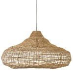 Lampa wisząca pleciona o organicznym kształcie Mira Ø70 - PR Home