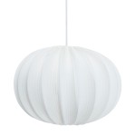Abażur do lampy wiszącej Hilma Jersey Ø40, biały - PR Home