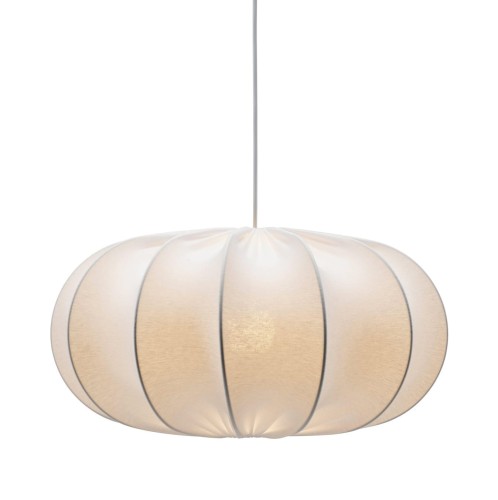 Lampa wisząca z abażurem, Dalia Ø40, biała - PR Home