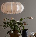 Lampa wisząca z abażurem, Dalia Ø40, biała - PR Home