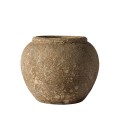 Beżowy wazon dekoracyjny Luna 25 z terakoty - Muubs
