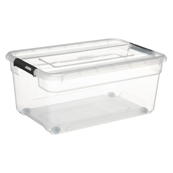 Pojemnik z pokrywką Solutions 58x38x26, transparentny - 5five