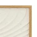 Biały obraz reliefowy 3D Hateya 80x80 - Atmosphera